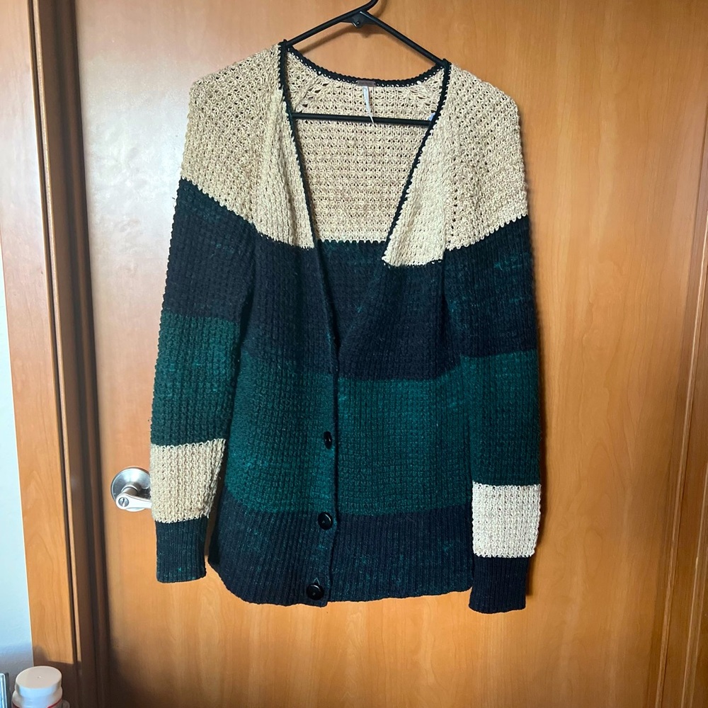 Free People Chunky Knit Cardigan